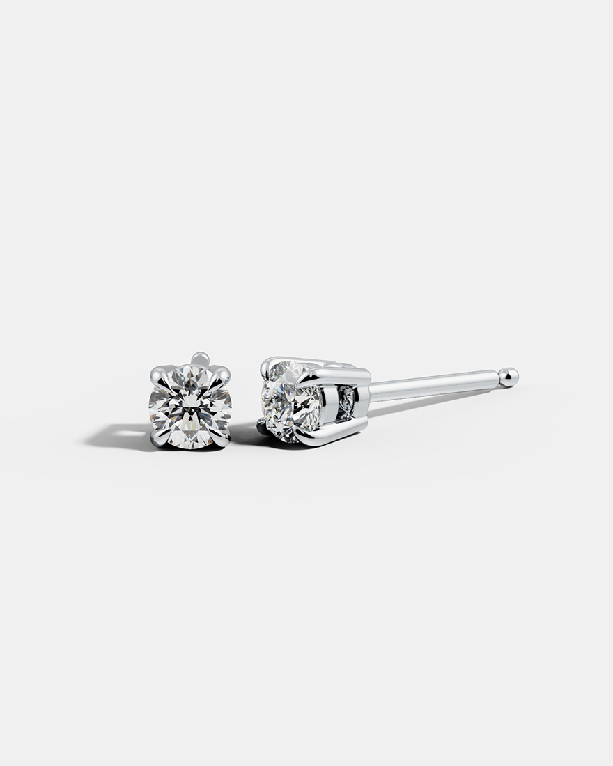 Round Solitaire Studs