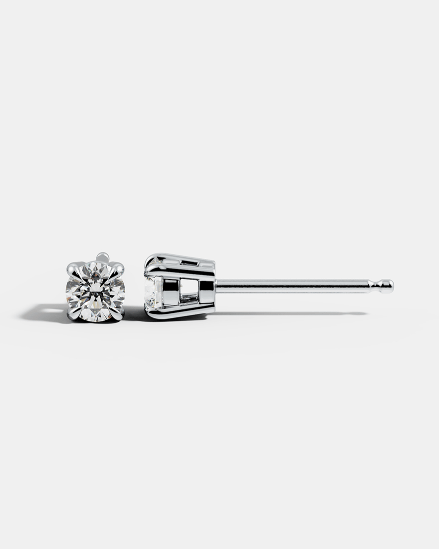 Round Solitaire Studs