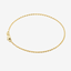 1.75mm Solid Rope Bracelet In 14K Yellow Gold