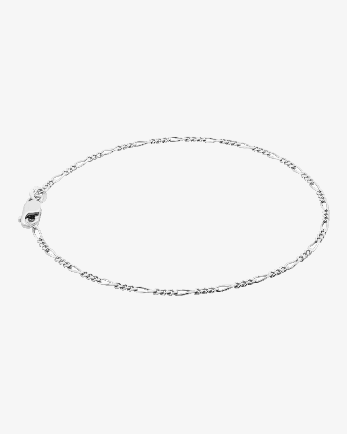 1.8mm Solid Figaro Bracelet