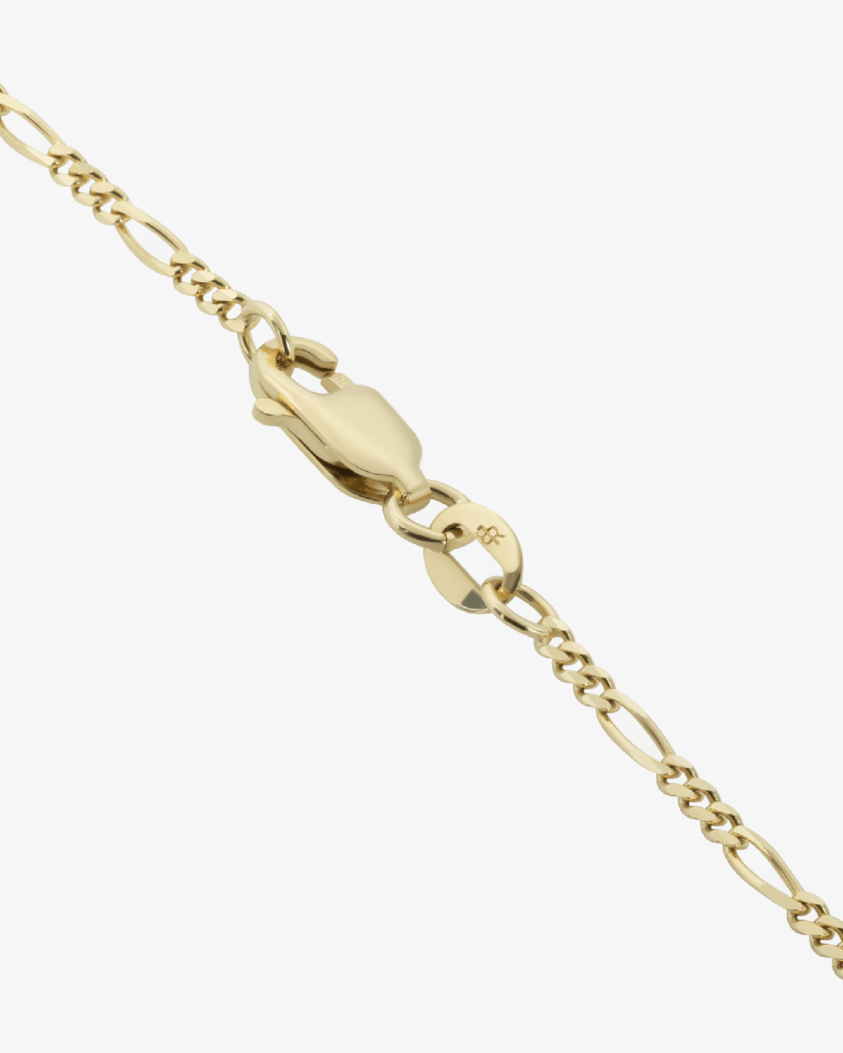 1.8mm Solid Figaro Bracelet