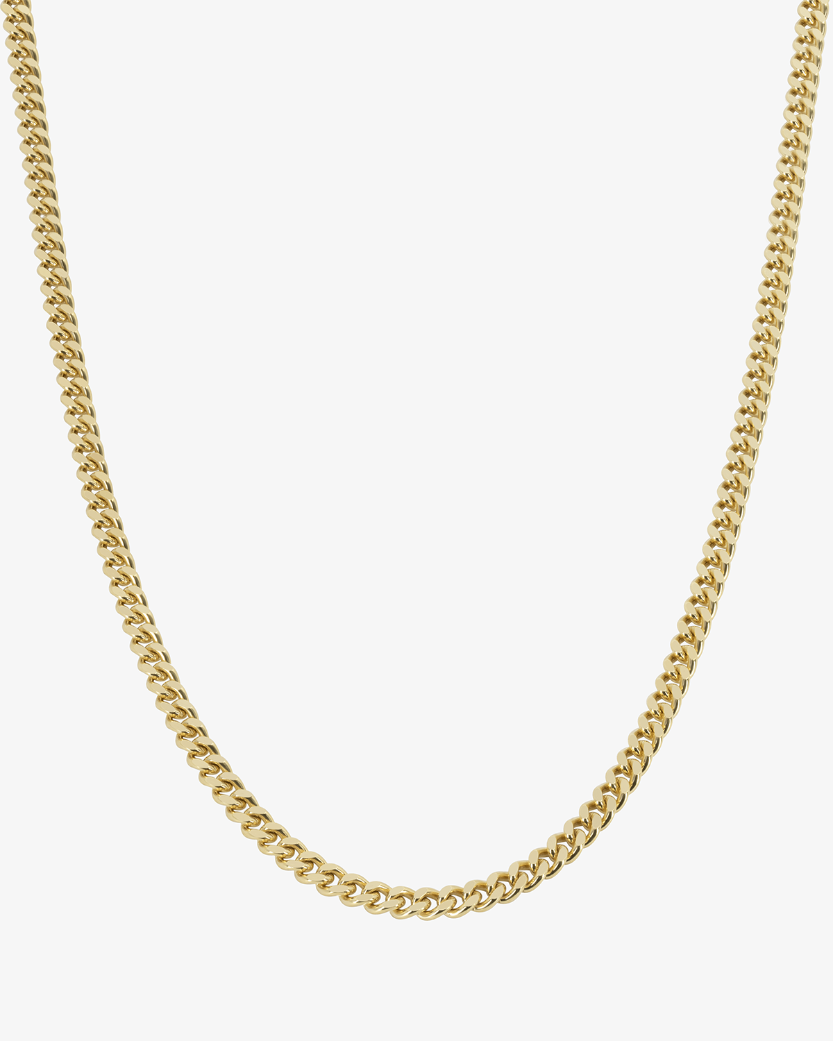 2.65mm Solid Cuban Link Chain