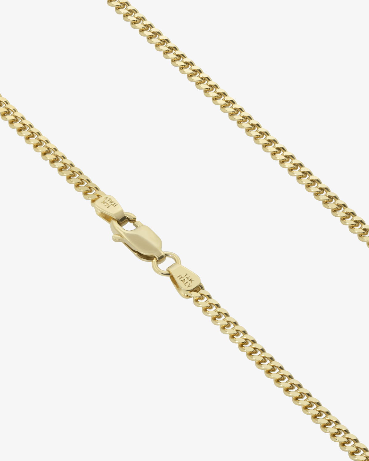 2.65mm Solid Cuban Link Chain