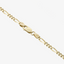 2.9mm Solid Figaro Bracelet In 14K Yellow Gold