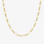 2.9mm Solid Figaro Chain In 14K Yellow Gold