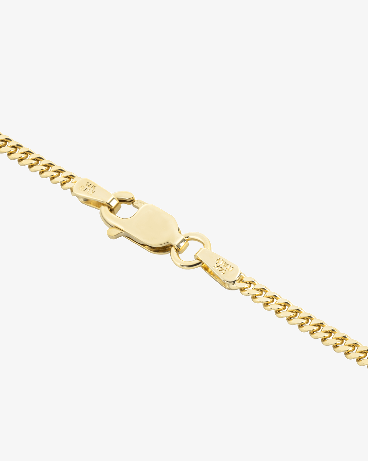 2mm Solid Cuban Link Bracelet