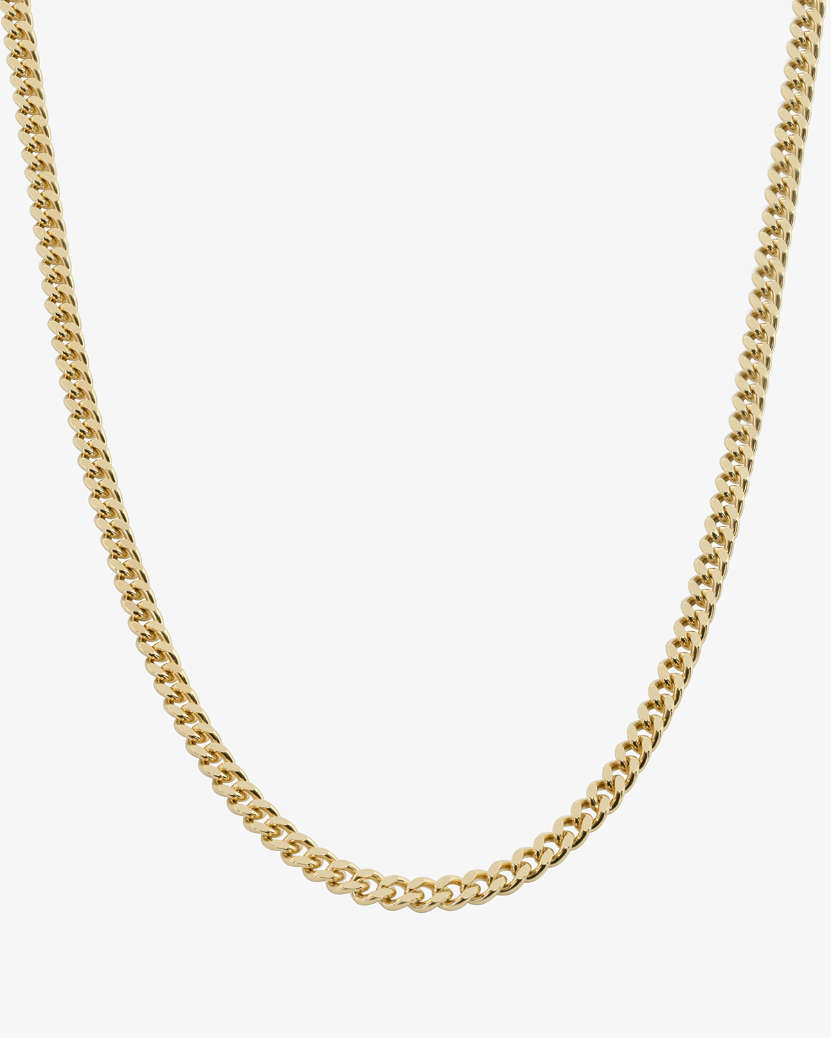 3.2mm Solid Cuban Link Chain