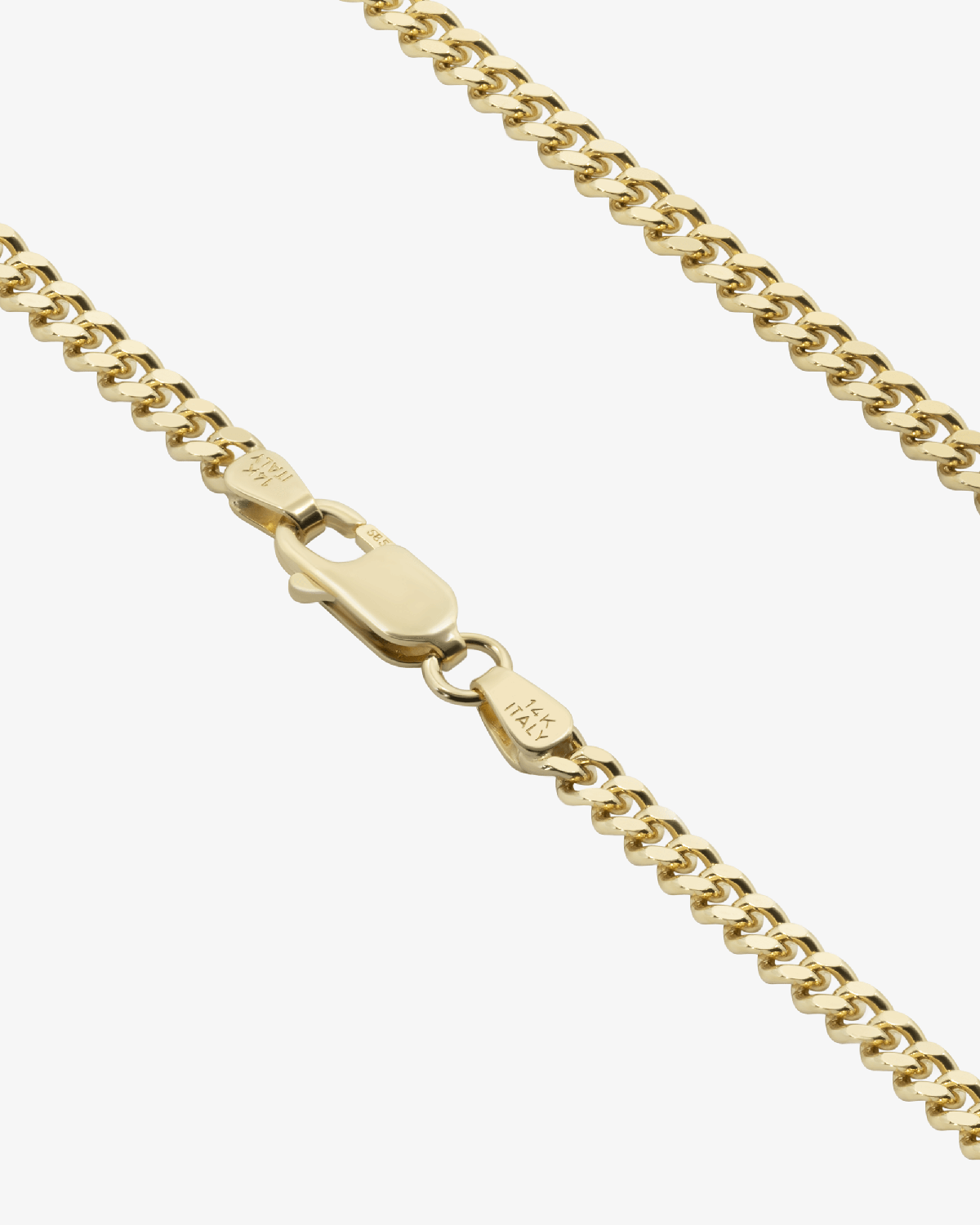 3.2mm Solid Cuban Link Chain