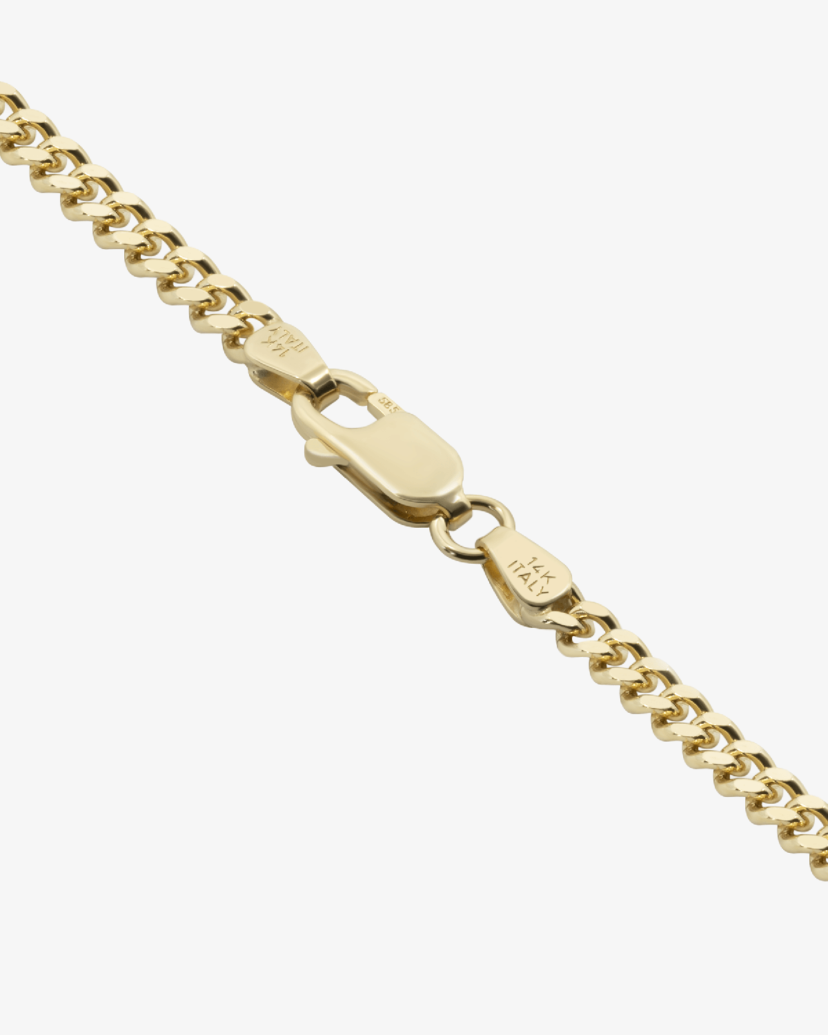 3.2mm Solid Cuban Link Bracelet