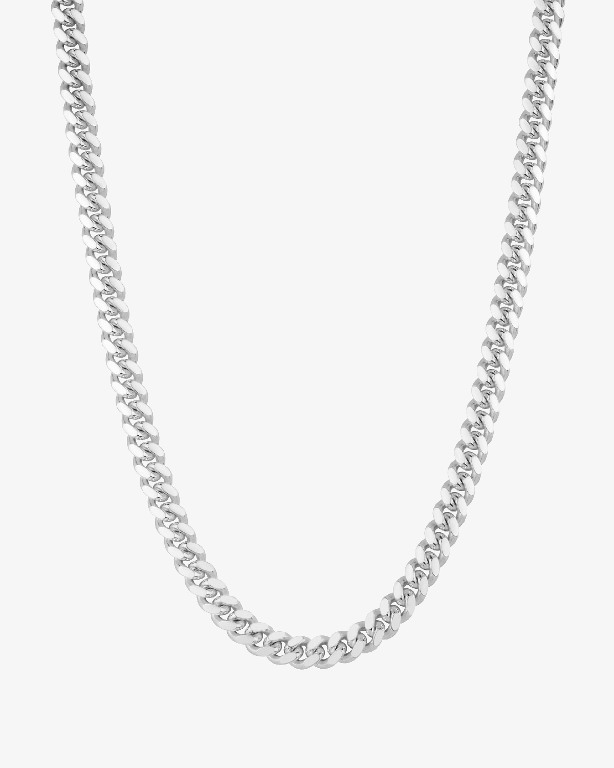 4.1mm Solid Cuban Link Chain