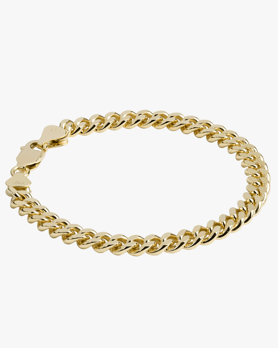 5.6mm Solid Cuban Link Bracelet