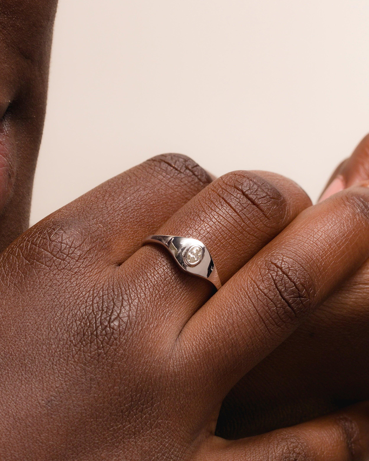 Diamond Signet Ring