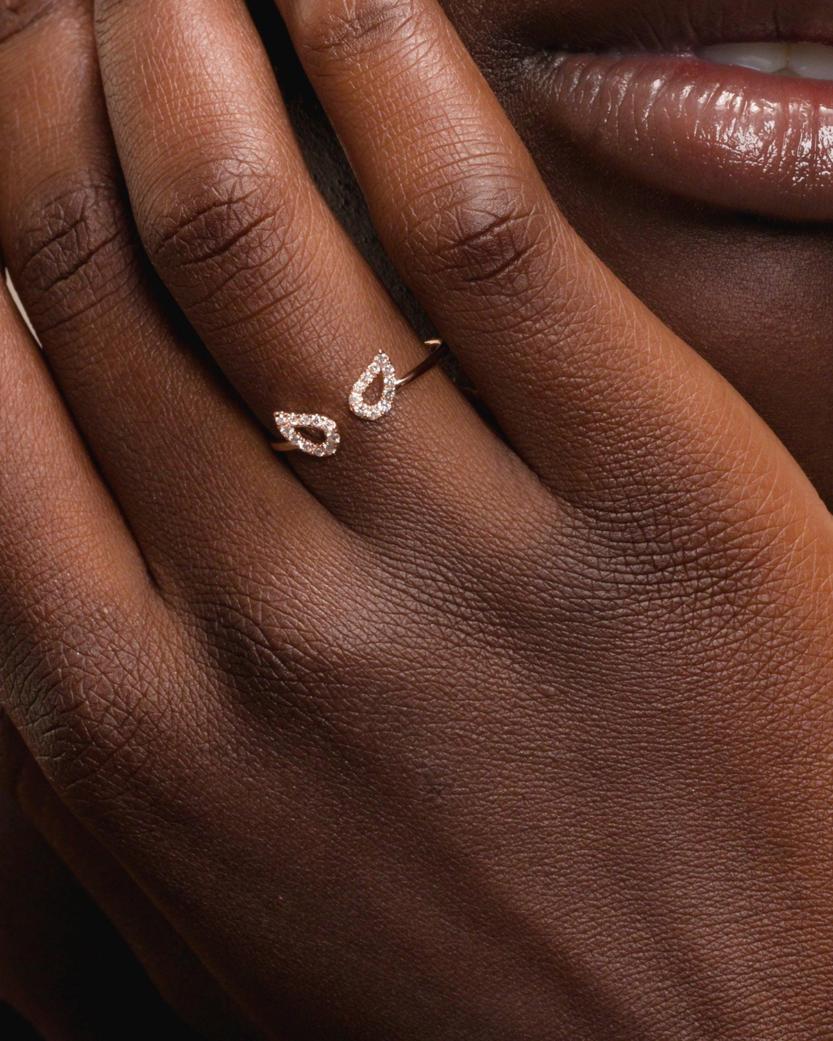 Double Pear Ring