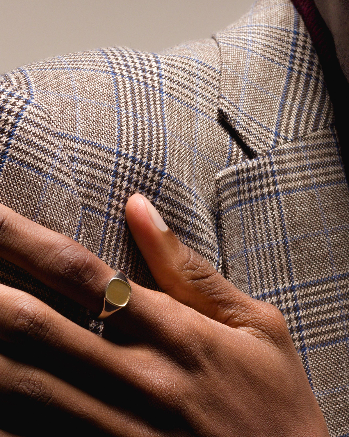 Two Tone Signet Ring