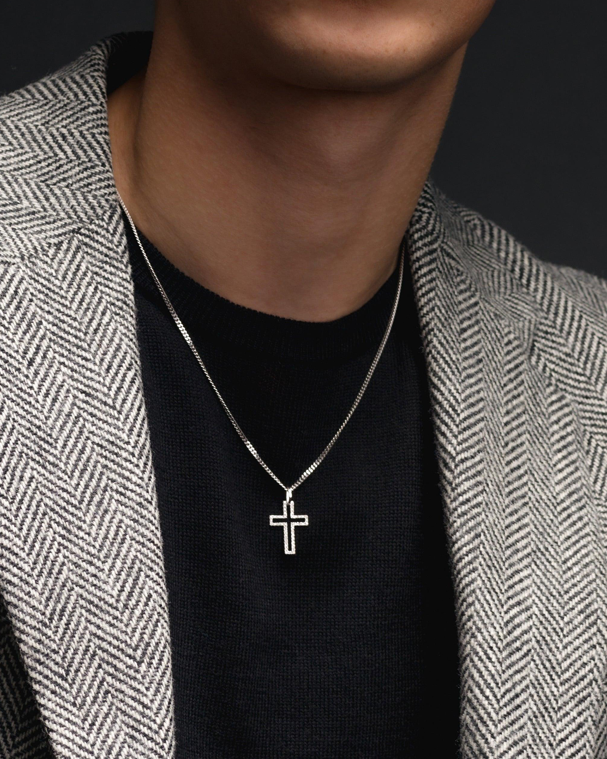 Open Cross Pendant