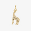 Giraffe Pendant In 14K Yellow Gold With Diamonds