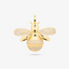 Large Bee Pendant In 14K Yellow Gold With Diamonds