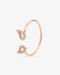 18k Rose Gold / US 5