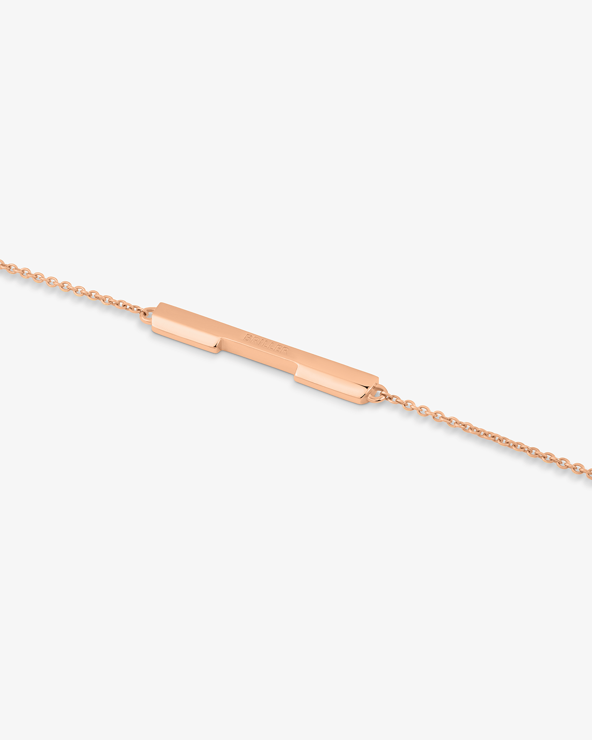 Bar Bracelet In 14K Rose Gold