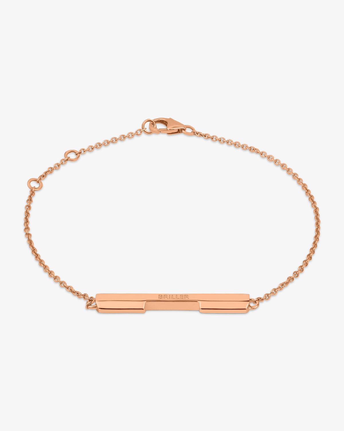 Bar Bracelet In 14K Rose Gold