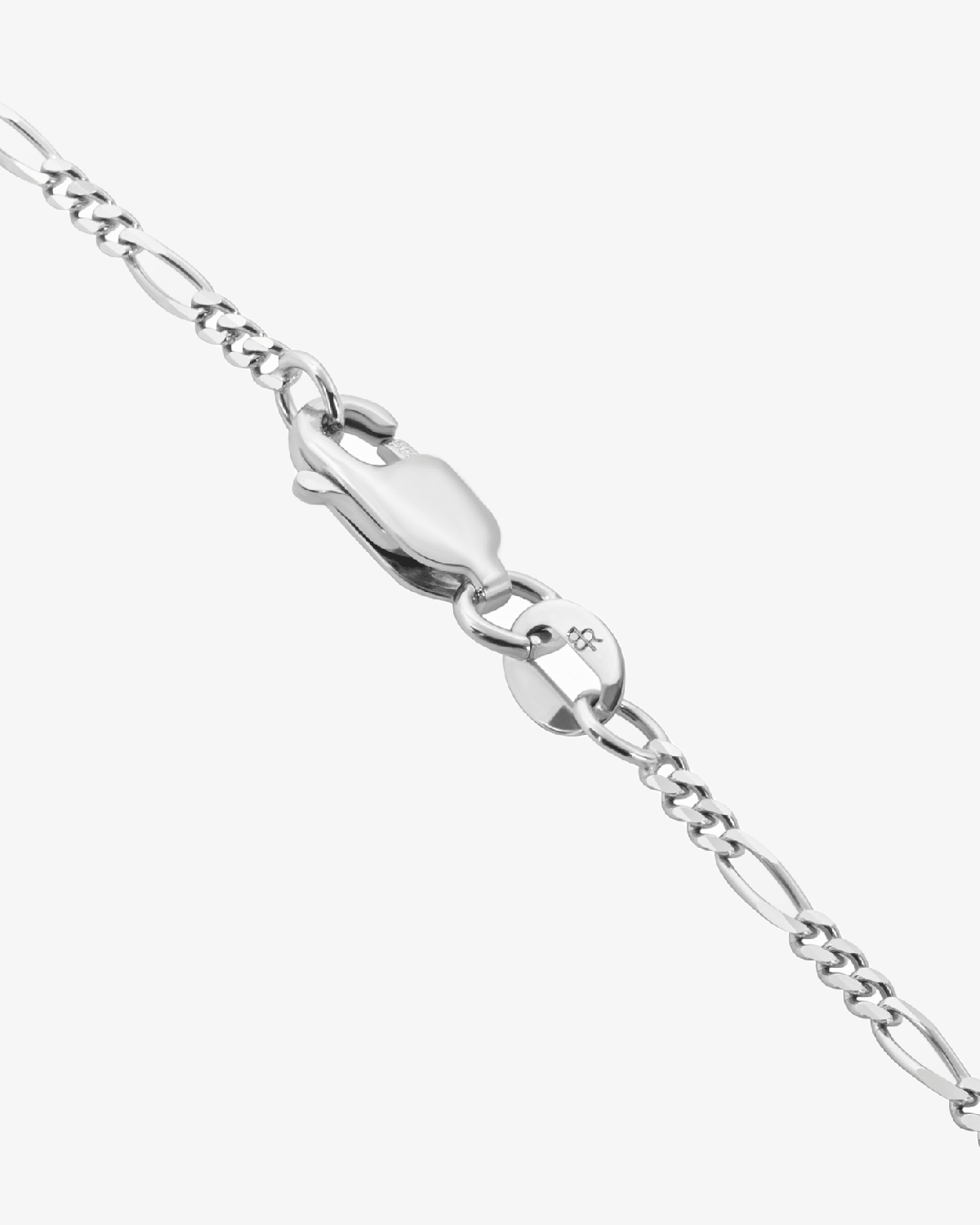 1.8mm Solid Figaro Bracelet