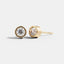 Lab Grown Diamond Round Bezel Studs 1 CTW