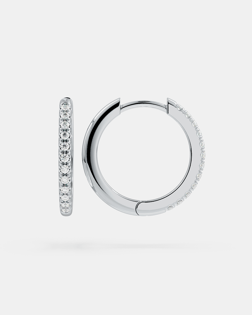 Pavé Hoops 12mm