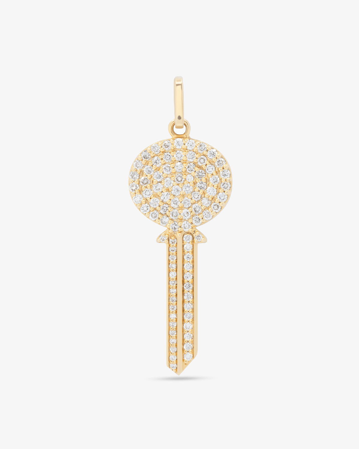 Key Pendant With Diamonds