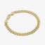 5.6mm Solid Cuban Link Bracelet In 14K Yellow Gold