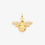 Bee Pendant In 14K Yellow Gold With Diamonds