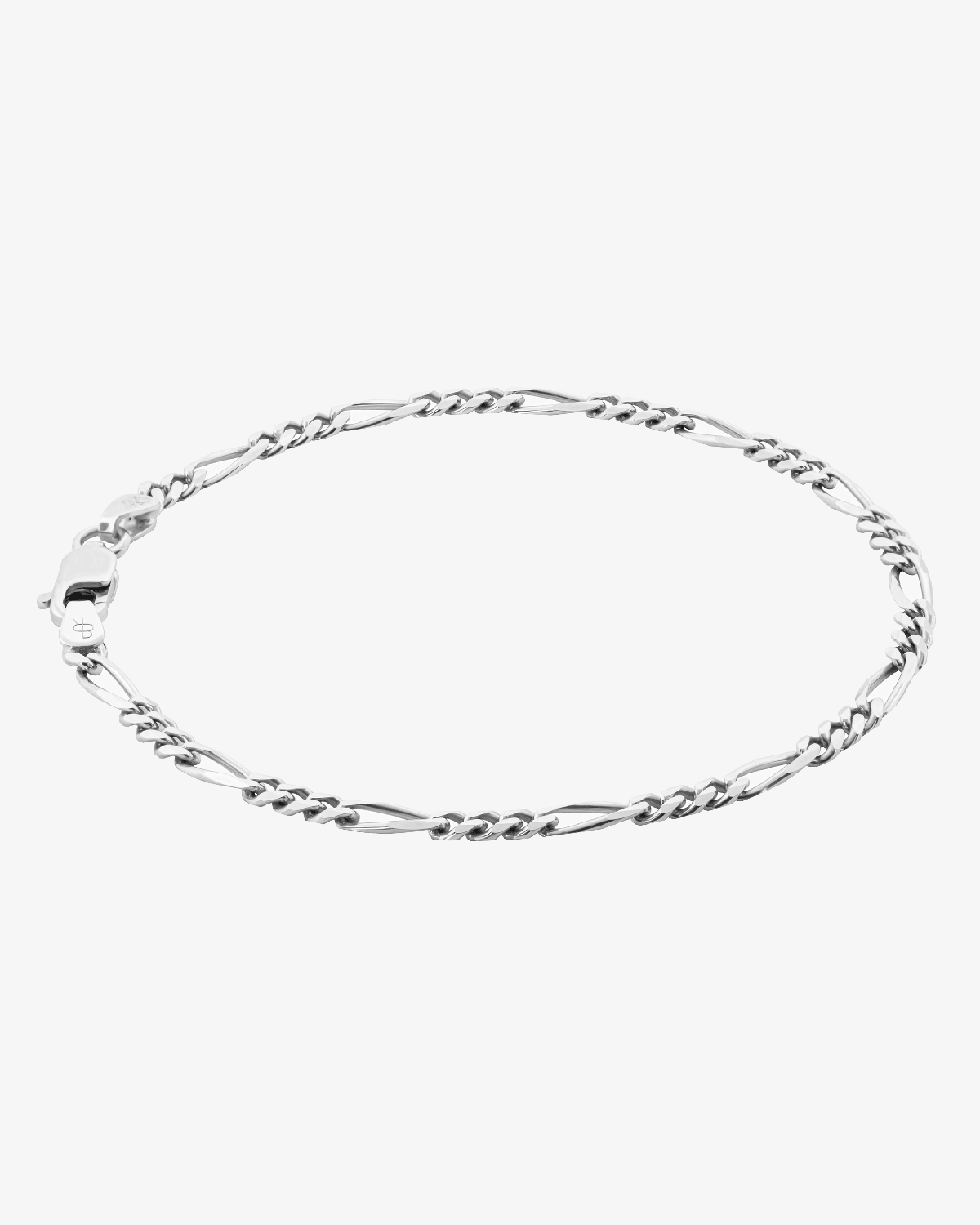 2.9mm Solid Figaro Bracelet